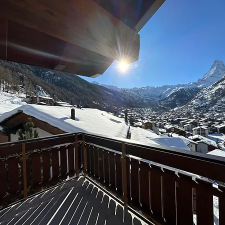아파트 Modern Self-catering With Matterhorn Views 체르마트